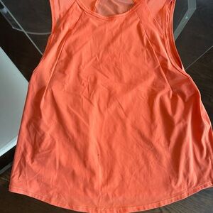 lululemon athletica Vibrant Orange Tank Top